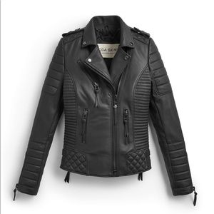 Brand new Boda Skins leather jacket